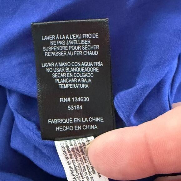 Anthropologie Sunday in Brooklyn One-Shoulder Bubble Mini Dress Women's XXS Blue - Picture 8 of 8